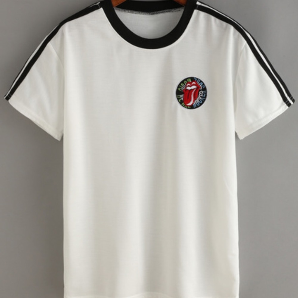short sleeve Rolling Stones inspired t-shirt